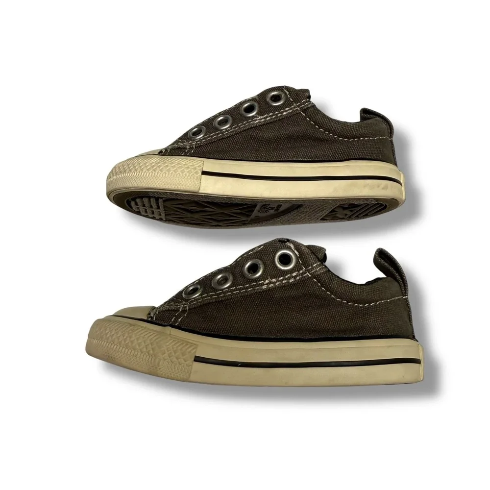 Converse Chuck‎ Taylor All Star Sneakers Infant 5C Gray Low Top 726091F